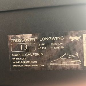 New Wolf & Shepherd Crossover Longwing Maple Calfskin Size 13